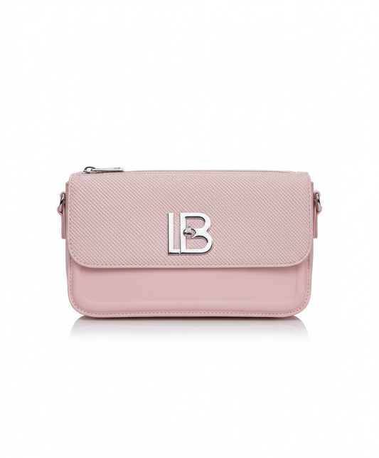 LB Versatile Messenger Bag: Textured Flap & Adjustable Strap