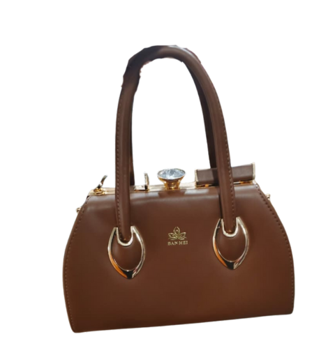 Royal Elegance Handbag – Luxury Crystal Clasp Purse for Women