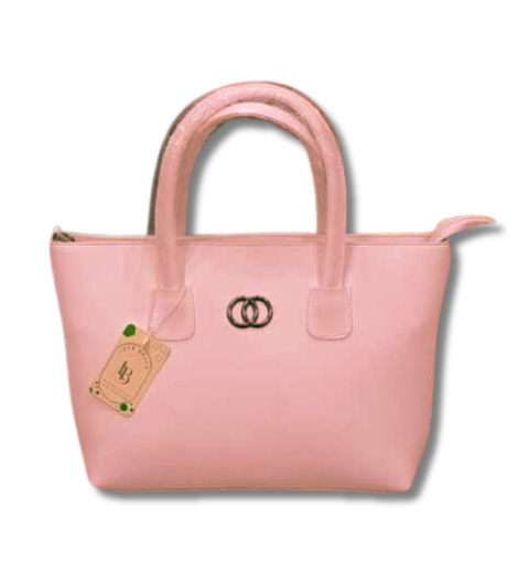Blush Elegance Handbag – Soft Pink Luxury Tote for Women