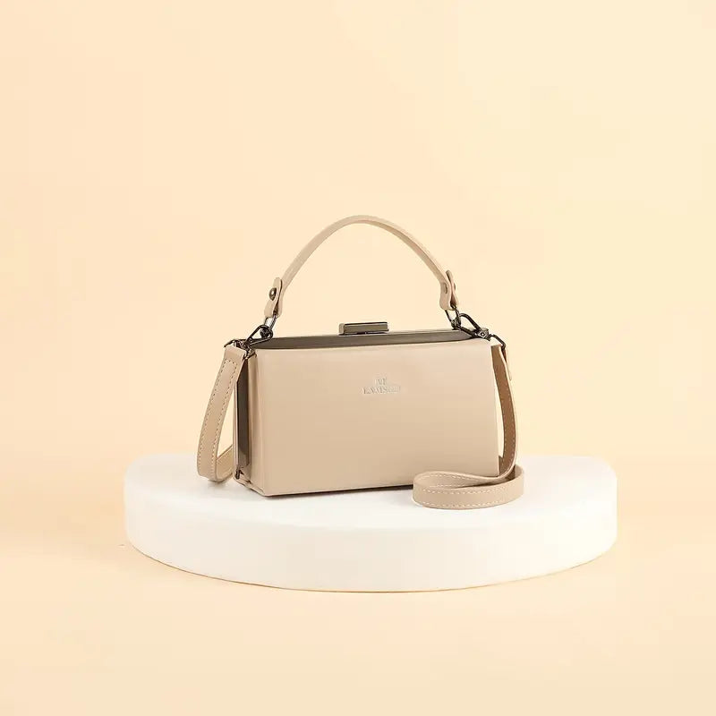 Luxury Pink Leather Handbag – Classic & Feminine Style