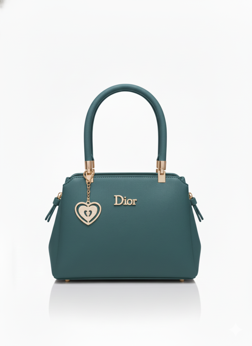 The 'Heartfelt Chic' Collection: Elegant Dior Style Handbags with Charm