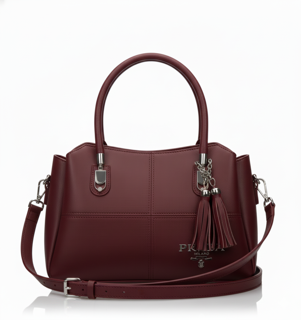 The Luxe Quilted Tassel Collection: Structured Top-Handle Totes with Signature Hardware