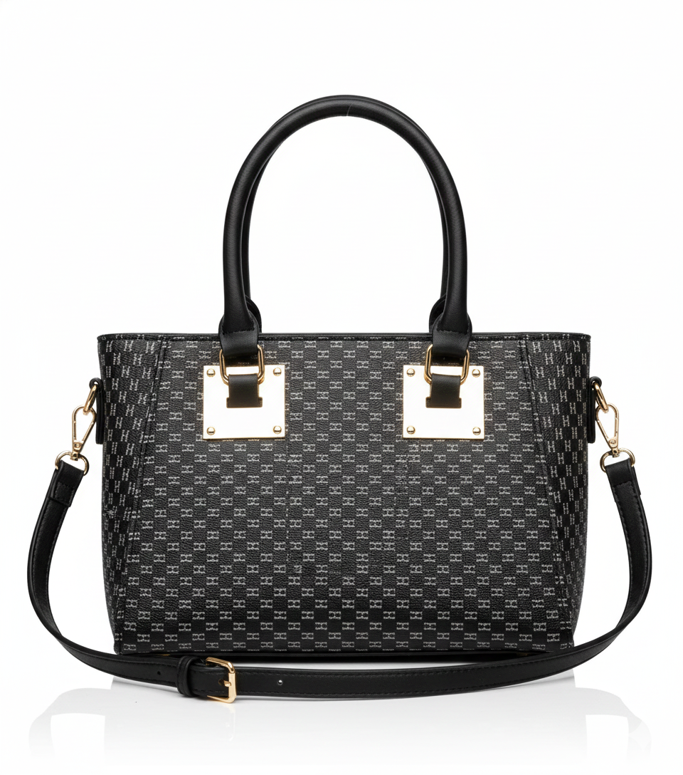 Luxury Signature Pattern Handbag – Premium Everyday Tote