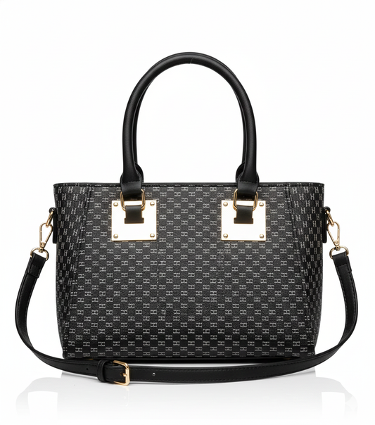 Luxury Signature Pattern Handbag – Premium Everyday Tote