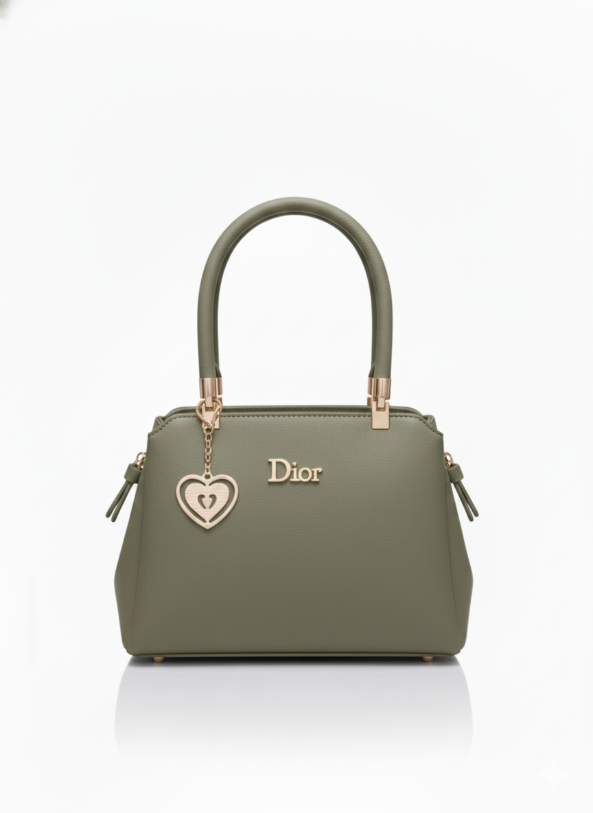 The 'Heartfelt Chic' Collection: Elegant Dior Style Handbags with Charm