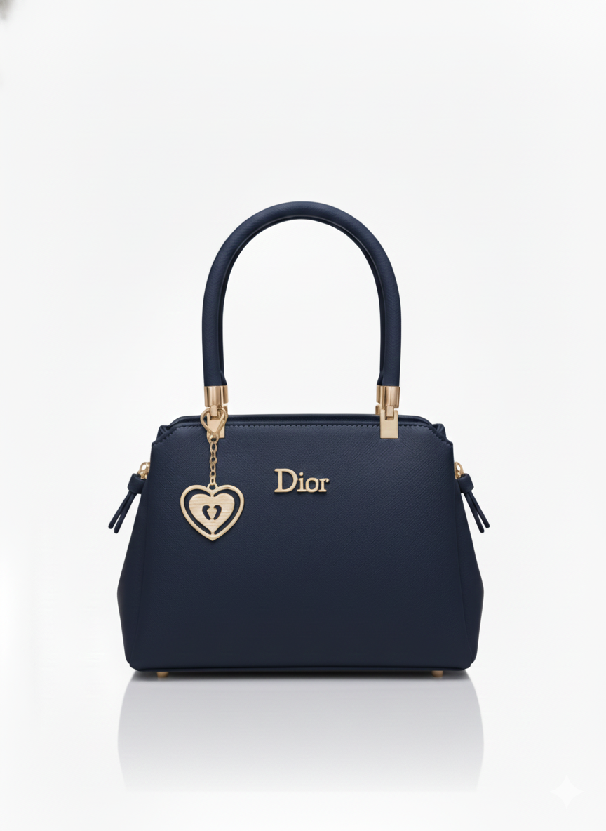 The 'Heartfelt Chic' Collection: Elegant Dior Style Handbags with Charm
