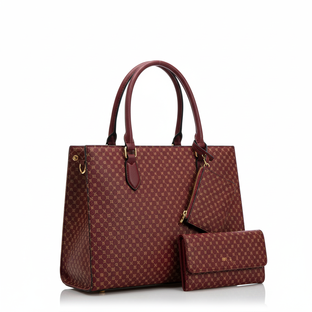 Stylish Women's Handbag & Matching Pouch