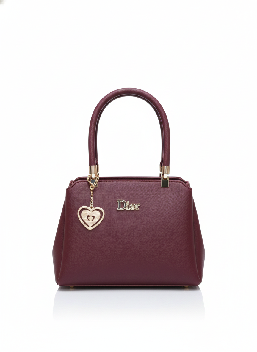 The 'Heartfelt Chic' Collection: Elegant Dior Style Handbags with Charm