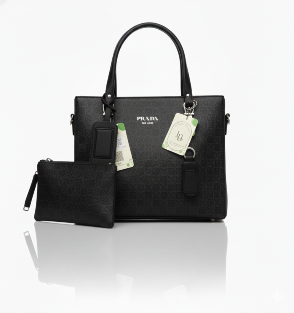 Stylish Women's Handbag & Matching Pouch