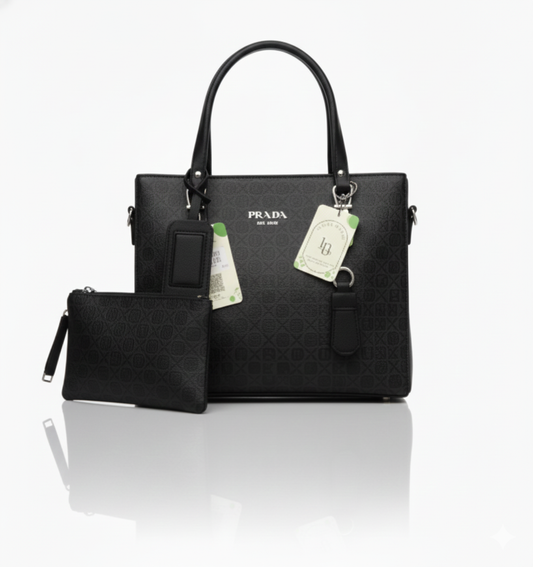 Stylish Women's Handbag & Matching Pouch
