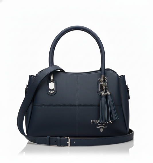 The Luxe Quilted Tassel Collection: Structured Top-Handle Totes with Signature Hardware