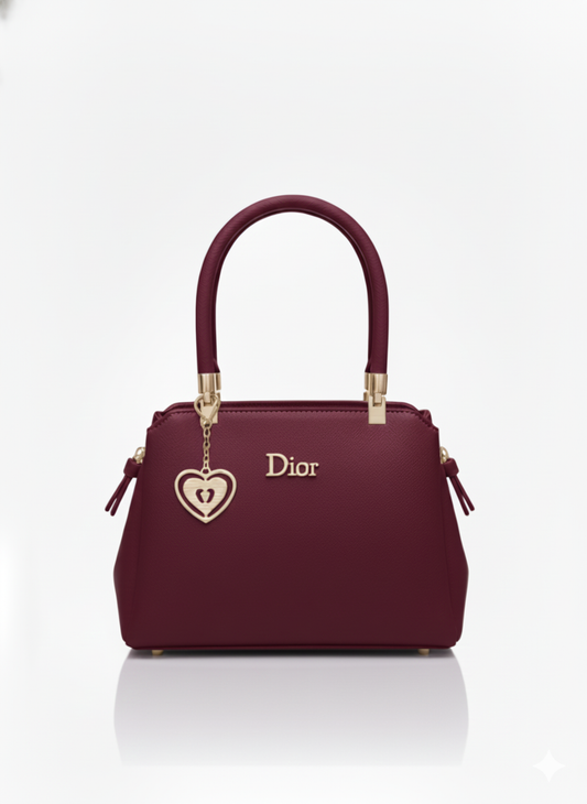 The 'Heartfelt Chic' Collection: Elegant Dior Style Handbags with Charm