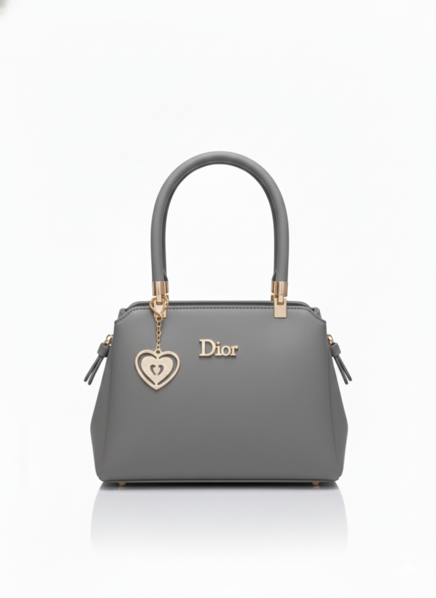 The 'Heartfelt Chic' Collection: Elegant Dior Style Handbags with Charm