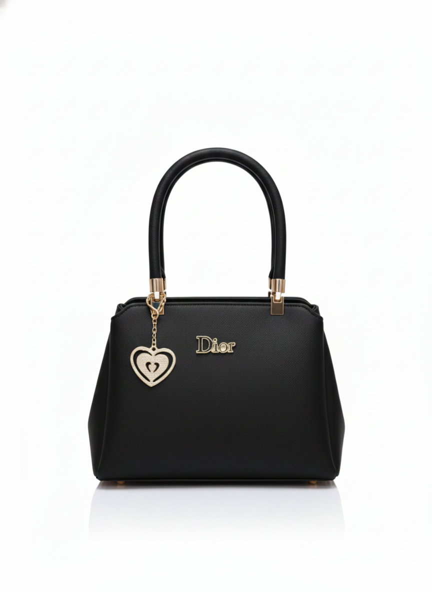 The 'Heartfelt Chic' Collection: Elegant Dior Style Handbags with Charm