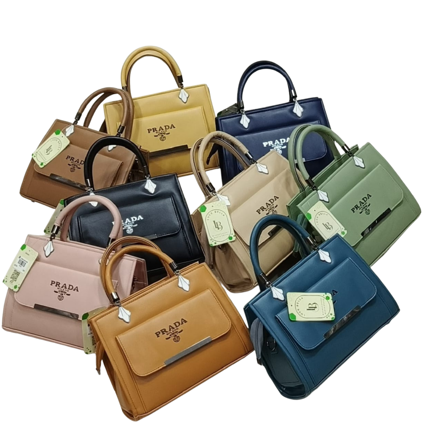 PRADA High Quality Cross Body Bag with beautiful fur handle