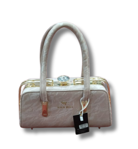 Royal Elegance Handbag – Luxury Crystal Clasp Purse for Women