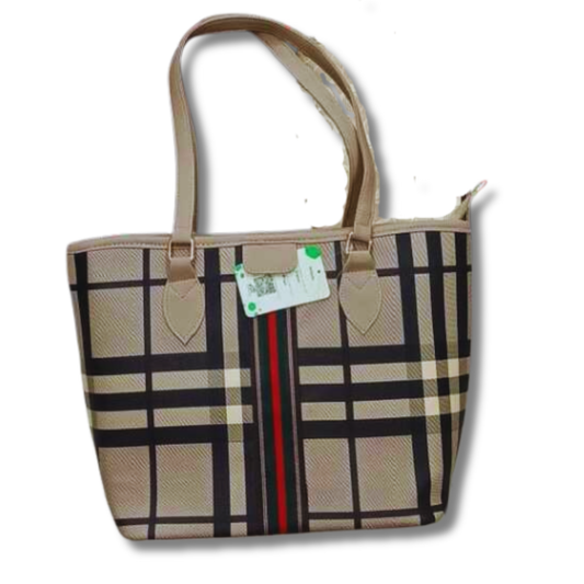 Stylish Retro Big Square Lines Handbags